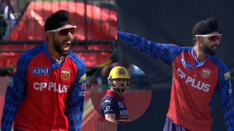IPL 2026: ہرپریت برار کا وراٹ کوہلی کے سامنے جارحانہ جشن، آر سی بی کے بلے بازوں کو مشکل میں ڈال دیا