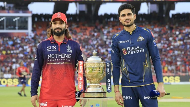 Unchanged RCB bowl; GT bring in Arshad Khan: آئی پی ایل فائنل کی حکمت عملی