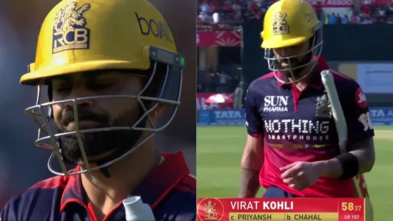 IPL 2026: یوزویندر چہل نے وراٹ کوہلی کو آؤٹ کر کے دھرم شالہ میں تہلکہ مچا دیا